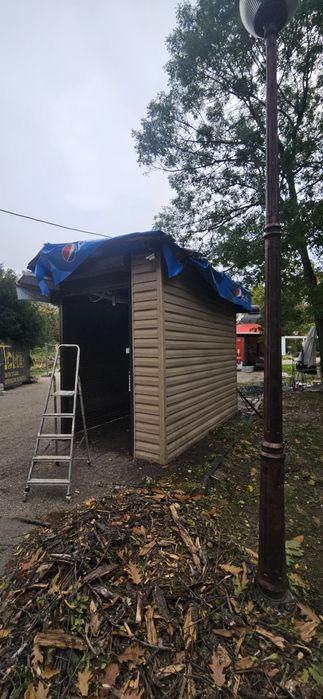 Vand foișor de metal 3,75 x 1,75m