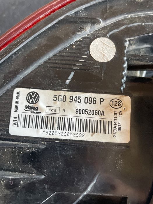 Lampa Spate / Stop Dreapta Spate Volkswagen Golf 7 2013 - 2017