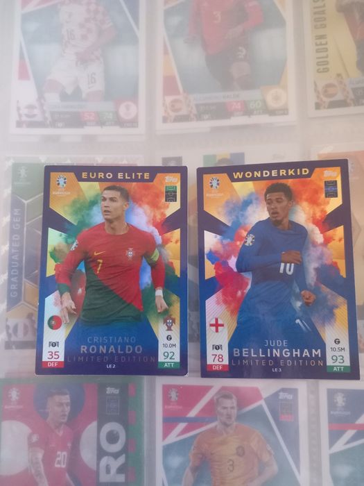 Vând cartonașe Euro 2024 ,2bucăți ,LIMITED EDITION (Negociabil)