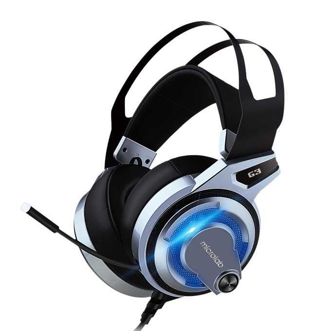 Microlab Headphoneс G3 Наушники проводные  RealWorld Battling 7in1 1.4