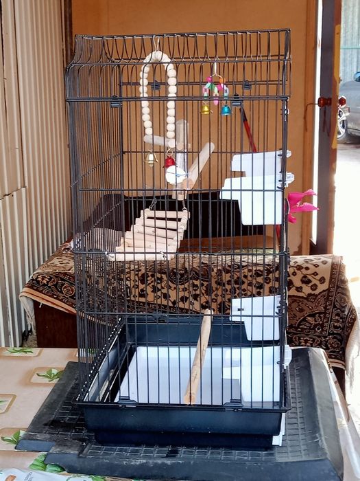 Продам большую клетку для попугаев