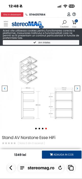 Rack audio Norstone Esse Hifi