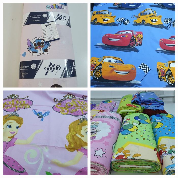 Lichidare stoc materiale textile disney