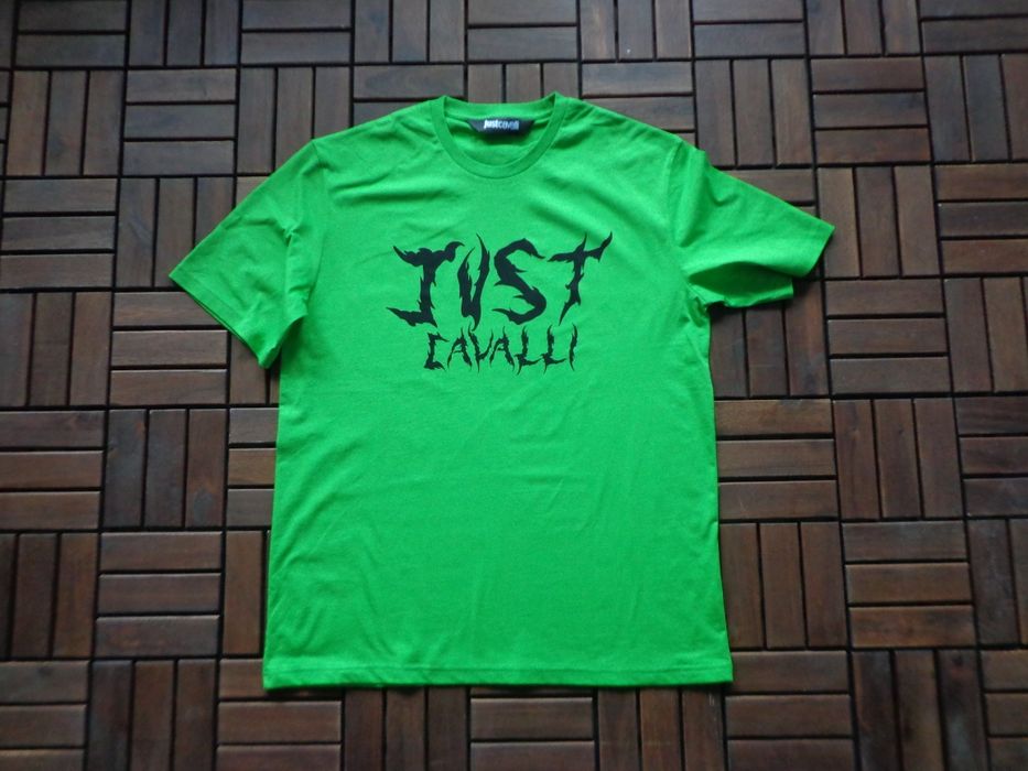 Мъжка тениска Just Cavalli logo print T-shirt размер XS