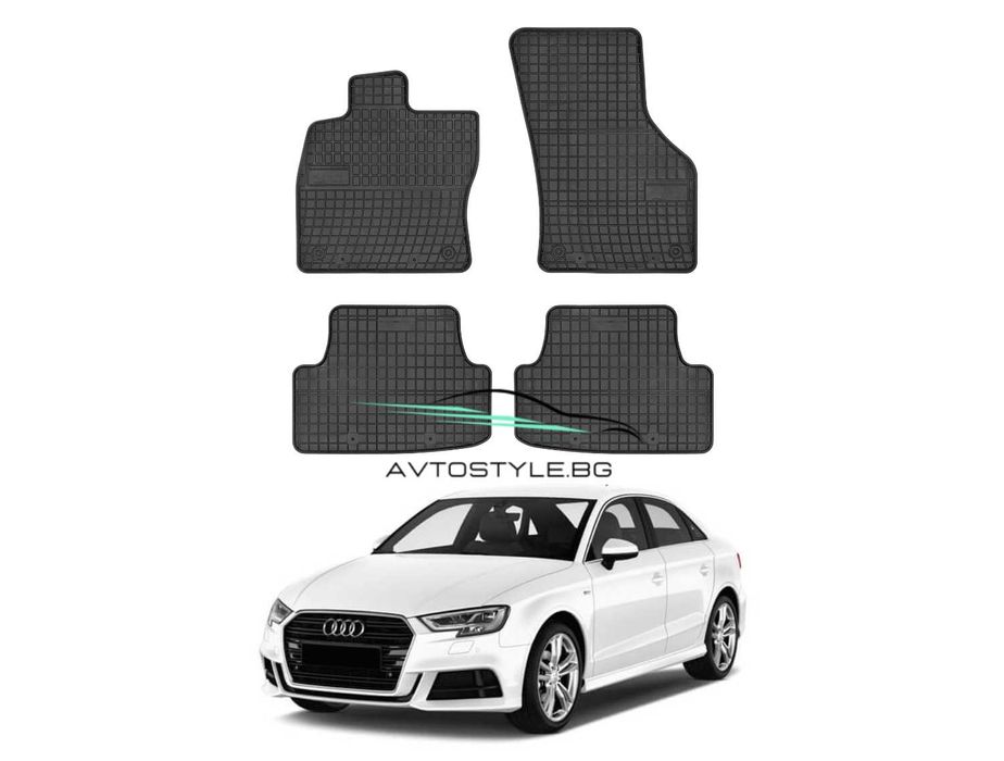 Гумени стелки зa Audi A3 ,2013-2020 г., Frogum - El Toro