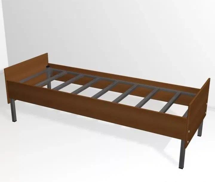Надежная металлическая кровать с ЛДСП! Опт и розница