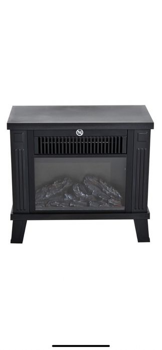 Semineu electric cu efect de flacara, 34.5 x 17 x 31 cm,