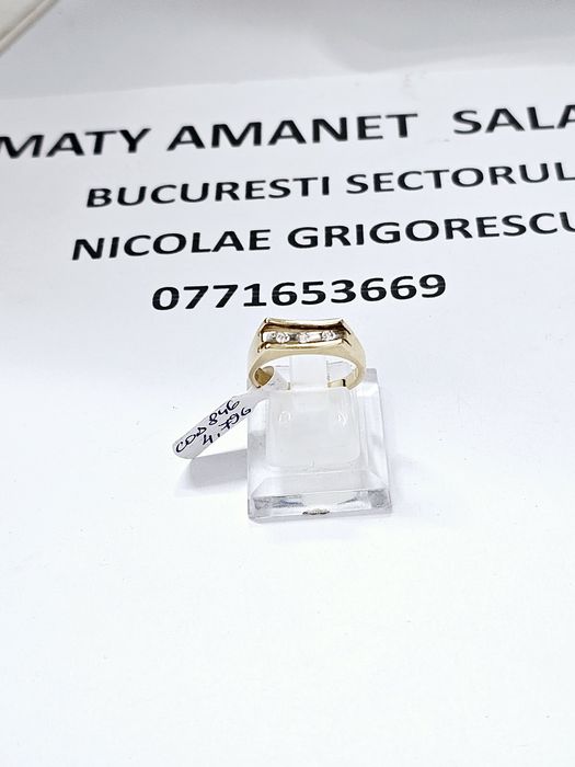 Vand inel dama din aur 14 k 4.79 g cod 846