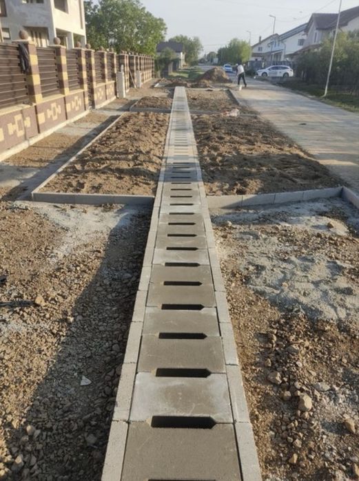 Rigole betonate,canalizari, podete si multe altele