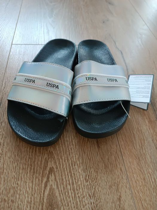 Нови дамски  оригинални чехли US Polo ASSN