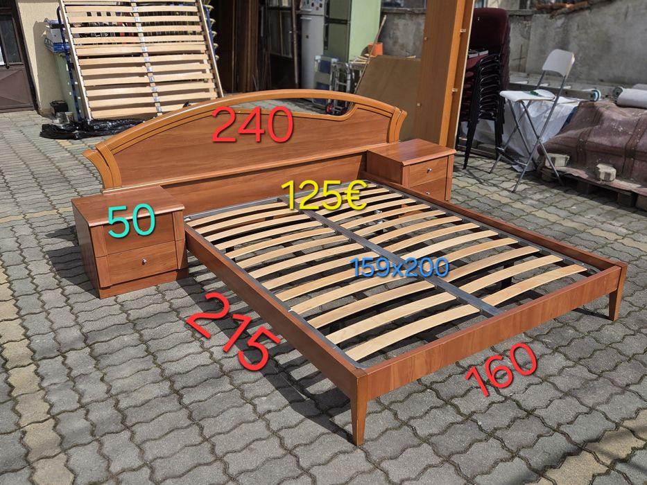 Комплект спалня с нощни шкафчета