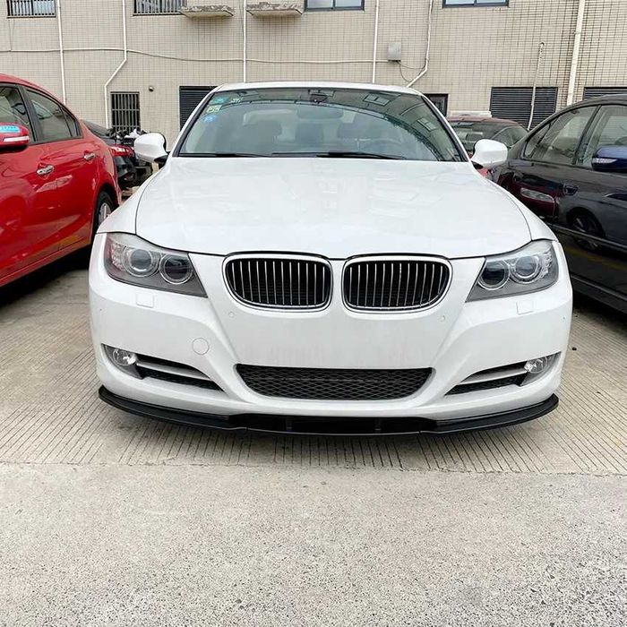 Lip Prelungire Bara Fata Cu Splitere BMW E90 Facelift cu Bara Normala