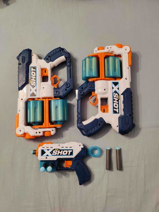 SET Arme Nerf XSHOT 2 + 1 pistol