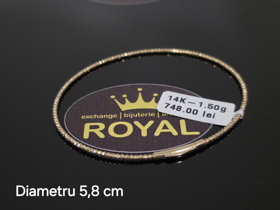Bijuteria Royal: Bratara aur 14k/1.50 gr