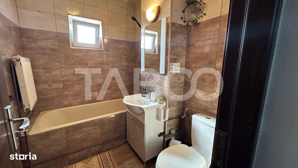 Apartament 2 camere de inchiriat zona Turnisor Sibiu 70 mpu si balcon