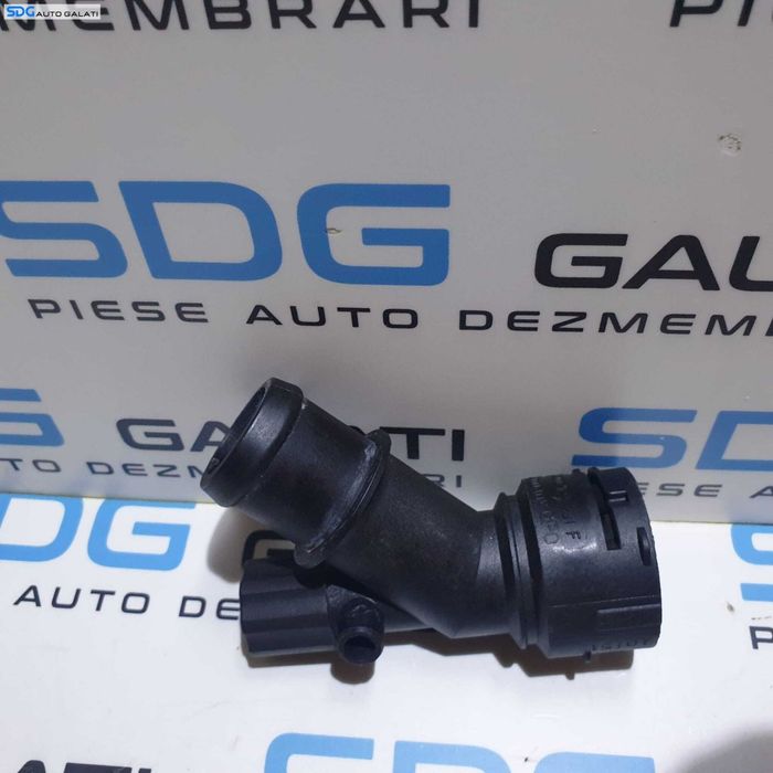 Tub Tubulatura Cot Robinet Flansa Apa Lichid Racire Termostat Radiator Volkswagen Golf 4 1.6 B ATN AUS AZD AEH AKL BCB BAD APF AVU 1998 - 2006 Cod 6Q0122291F [D0111]
