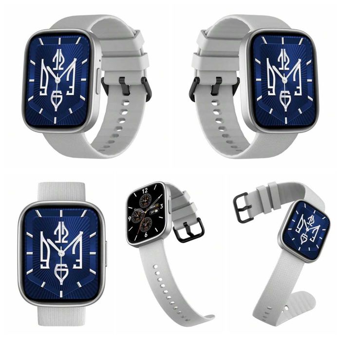 Смарт часовник Zeblaze GTS 3 PLUS, 2.15'',Разговори,Водоуст. Сив НОВ