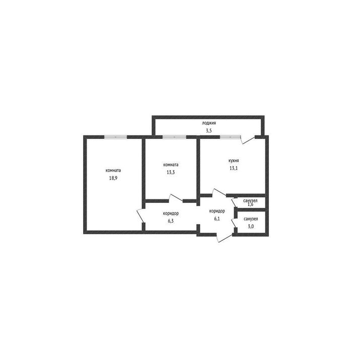 Продажа 2-комнатной квартиры, мкр. Береке