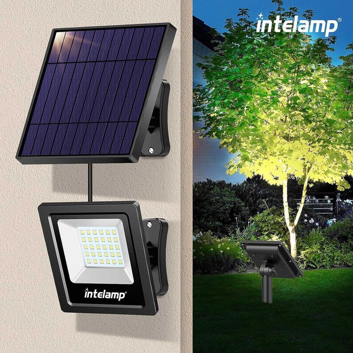 Соларни външни прожектори IP65 водоустойчиви светлини