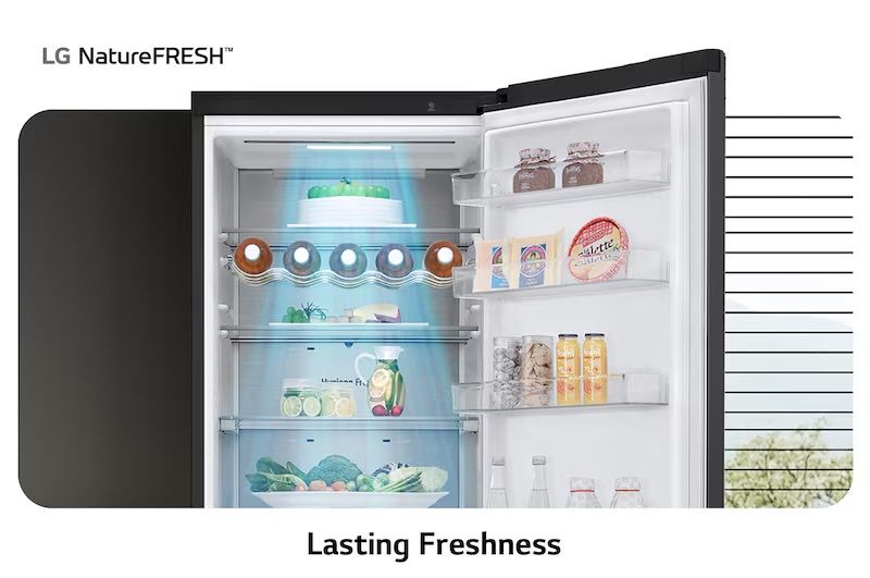 LG_ холодильник GC-B509FTZW LG DoorCooling+™