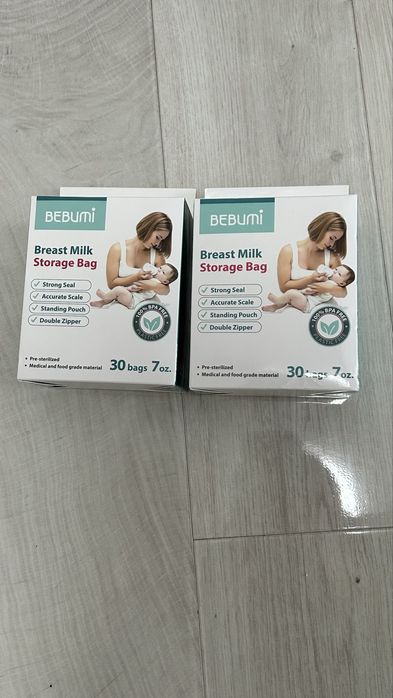 60 pungi stocare lapte matern