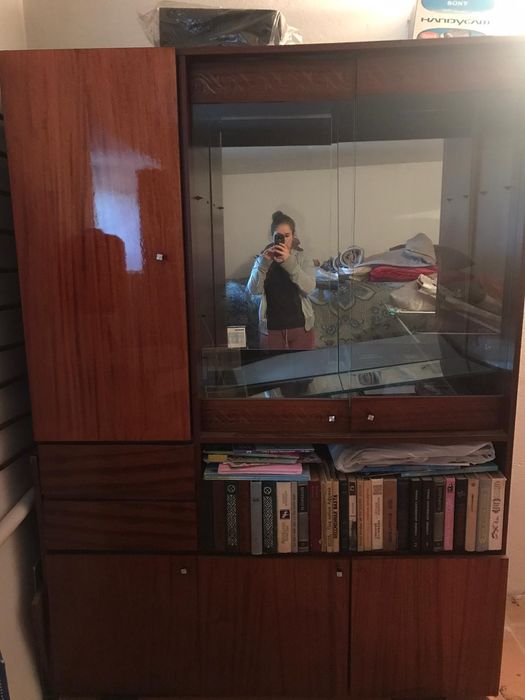 Советский деревянный сервант