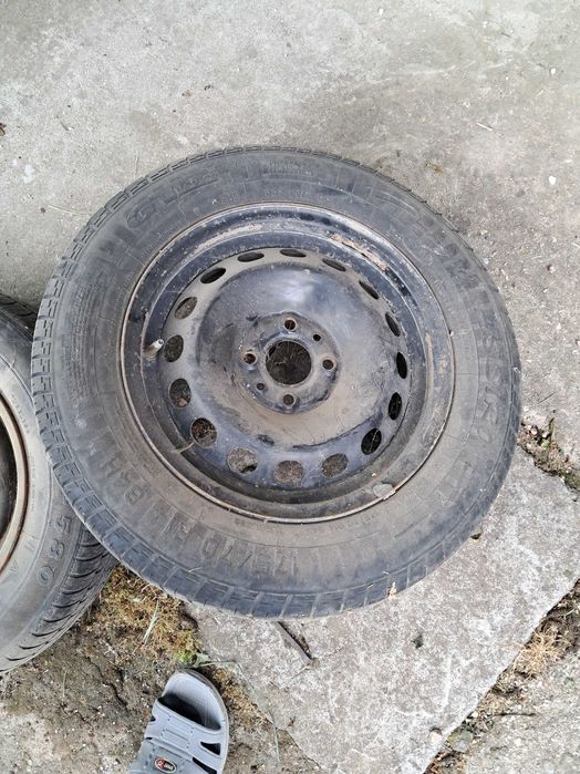 Стоманени джанти с гуми за Опел