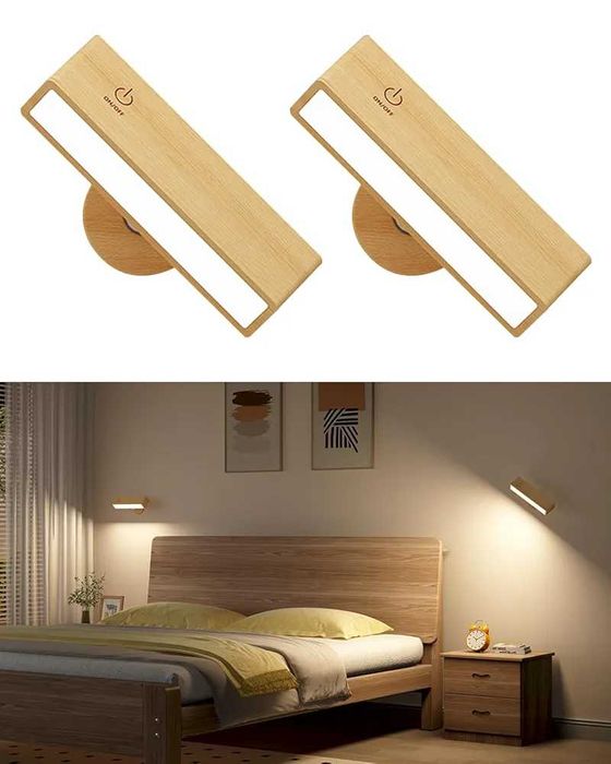 Lampă de perete modernă fără fir, reîncărcabilă și magnetica