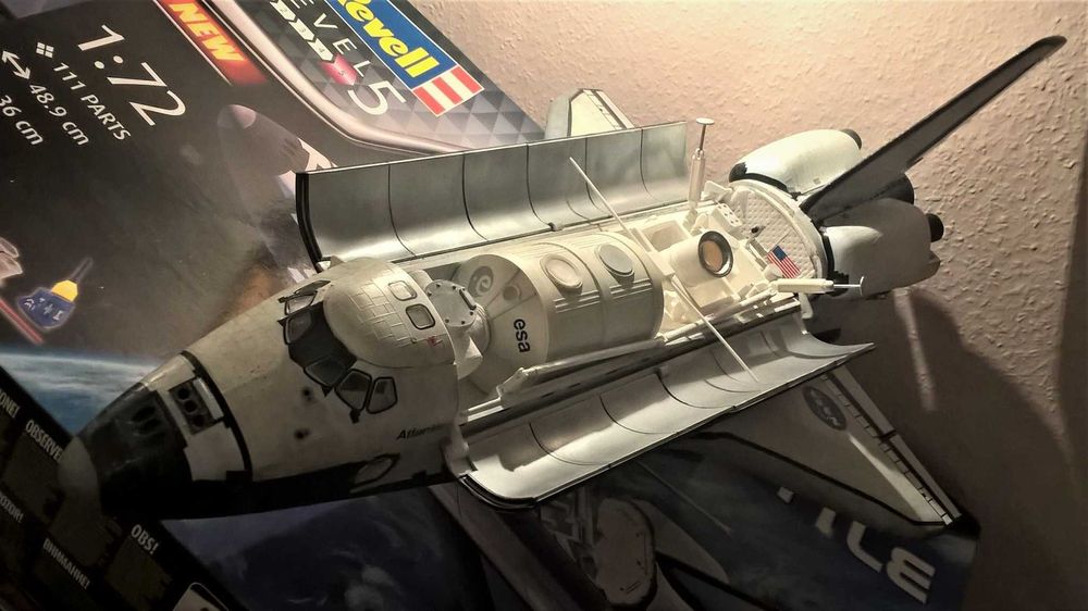 Space Shuttle 1/72, сборная модель.