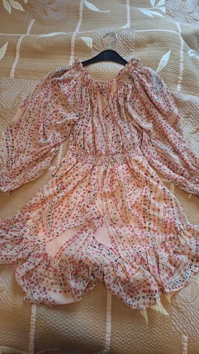 Лятна шарена къса рокля