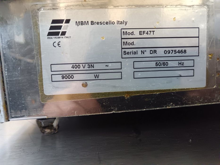 Професионален трифазен фритюрник Италия с 6 месеца гаранция