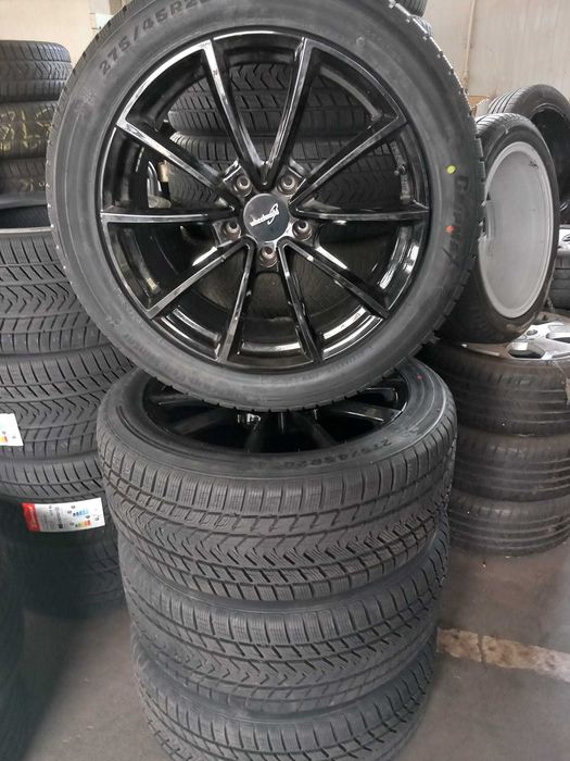 Jante Porsche Cayenne Q7 Touareg Anvelope noi mixte Pirelli 275 45 20