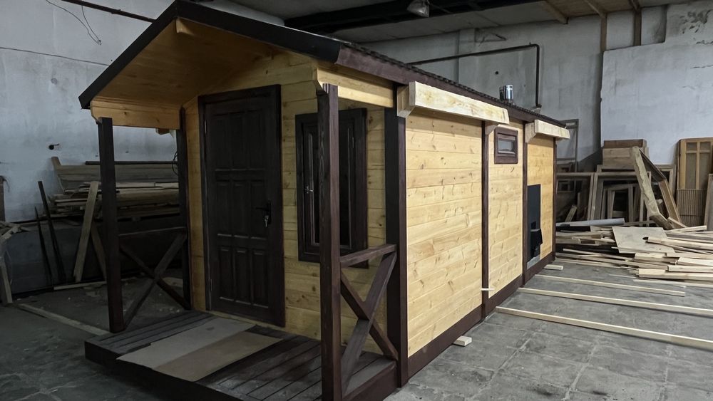 Каркасная Баня ЗИМНЯЯ под заказ. Сухой лес 6-9%. Теплая!
