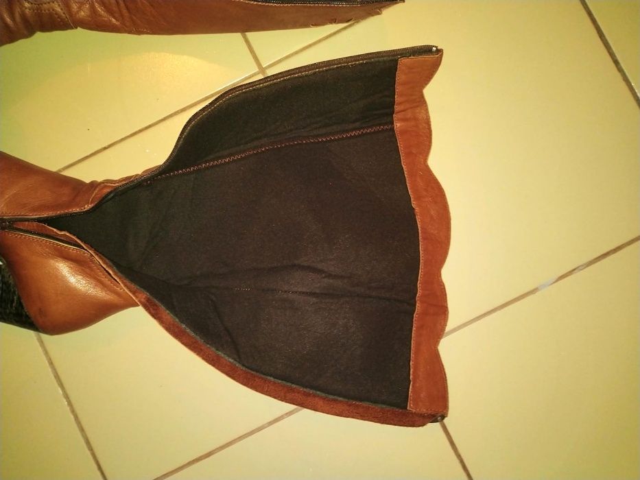 Дамски ботуши естествена кожа