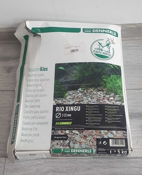 Pietris natural acvariu Dennerle Plantahunter Rio Xingu 2-22mm, 5kg