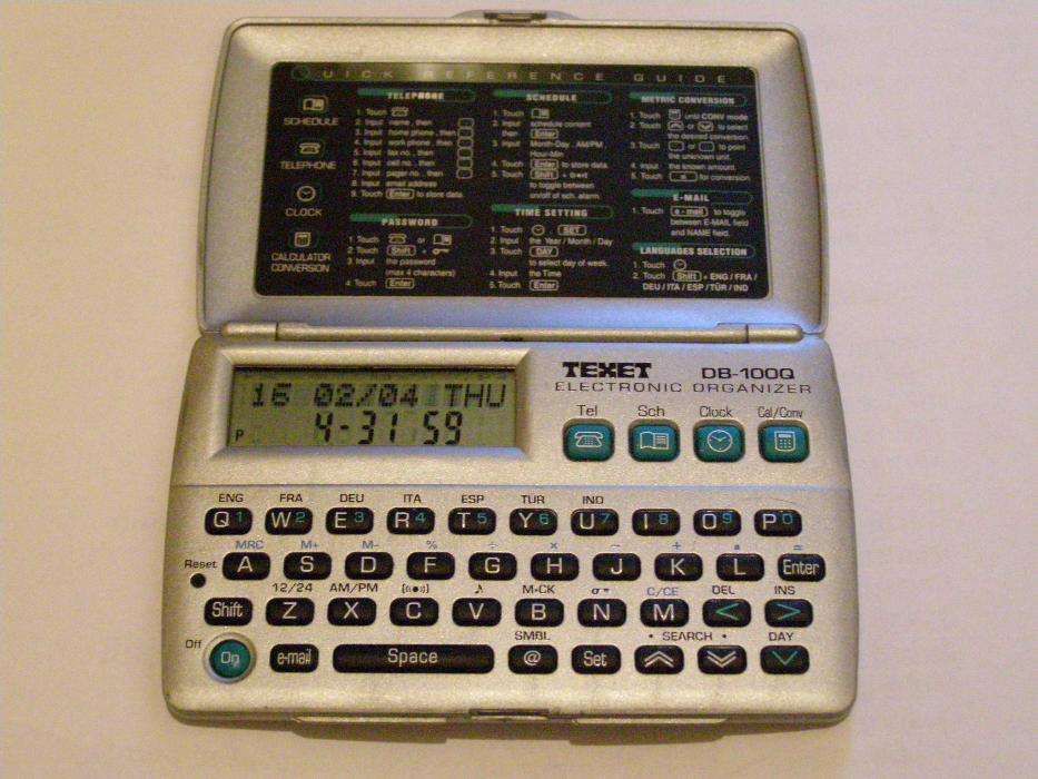 Organizator (agenda) electronica Texet