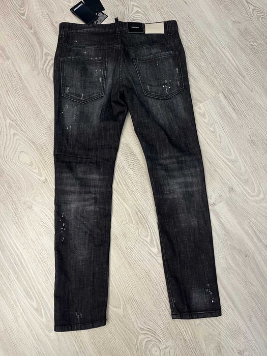Dsquared2 blugi Skater Jean cu piele 48 italy, sau M, retail 725 euro