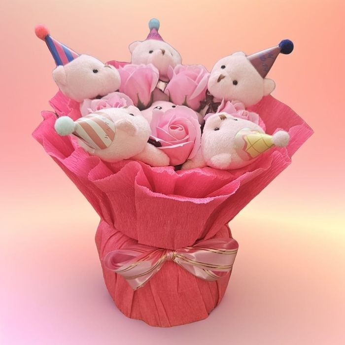 Букеты из игрушек