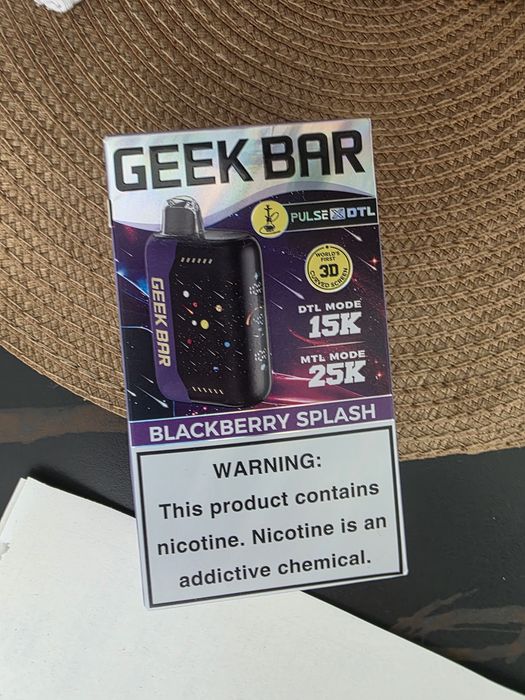 Geek Bar Pulse X DTL/MTL 25K – Blackberry Splash – Nou, sigilat