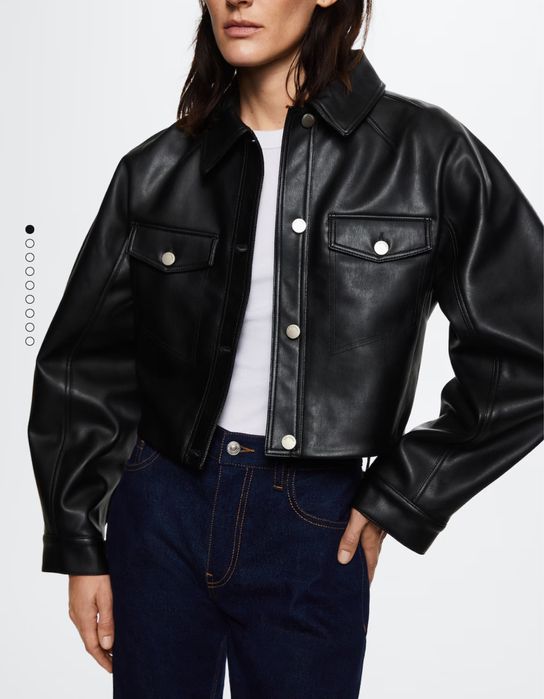 Кожено яке Манго