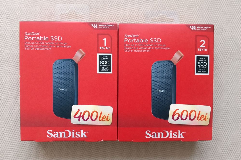 Sigilat Ssd extern portabil  Sandisk Portable 1TB usb