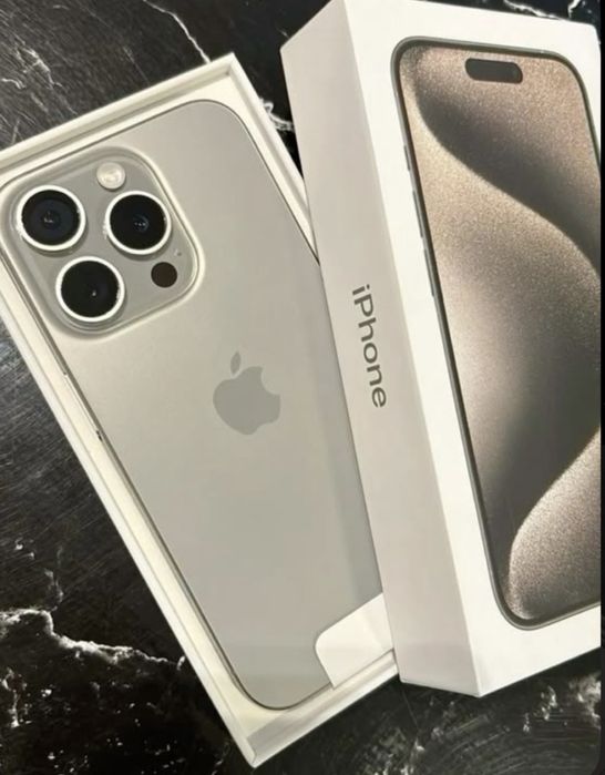IPhone 15pro natural titanium