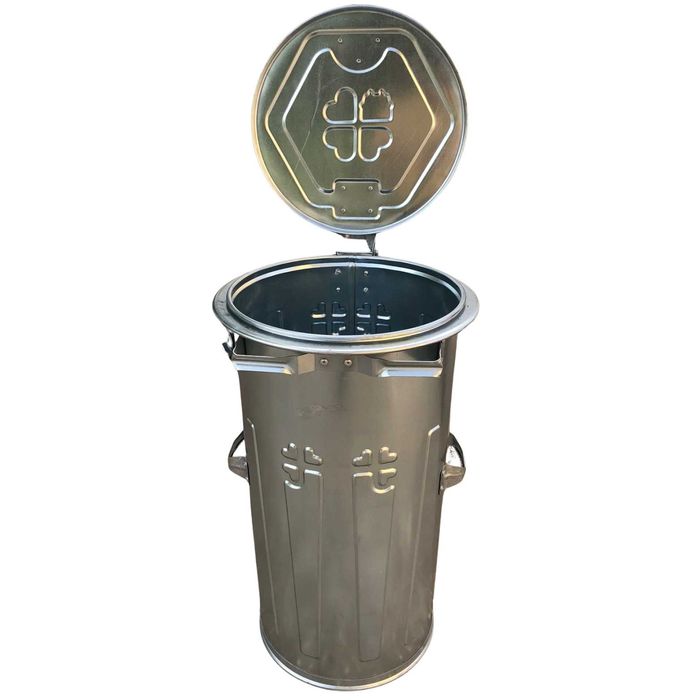 Метална кофа за смет тип ”Мева” - поцинкована, здрава и устойчива