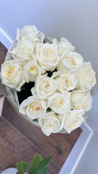 Пионовидные розы 15 шт