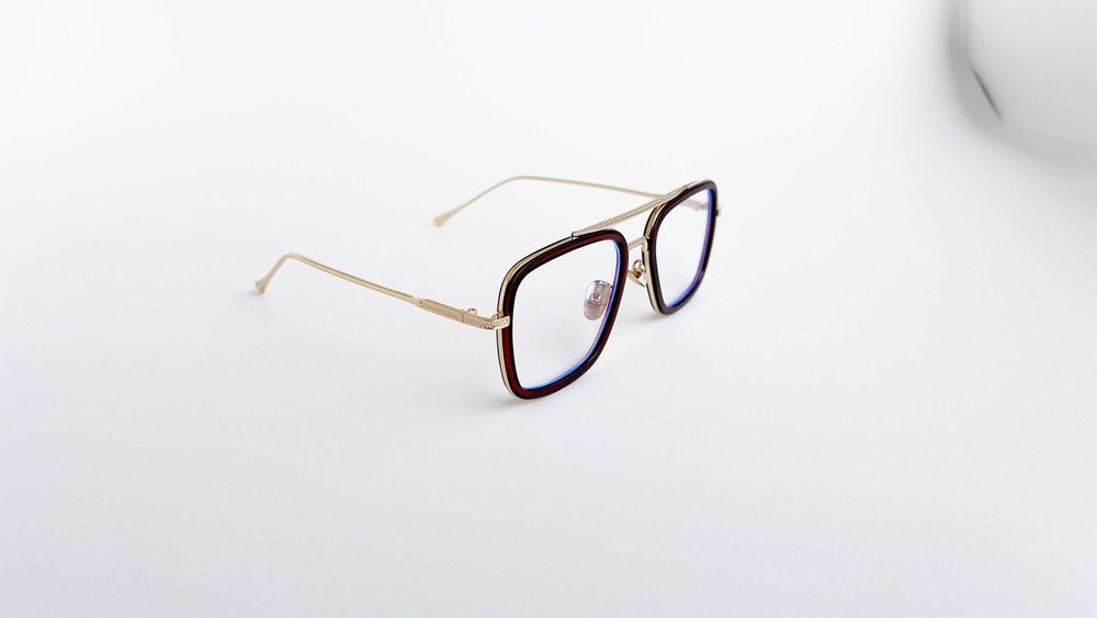 Ochelari Dita Flight - Rama maro Lentile transparente