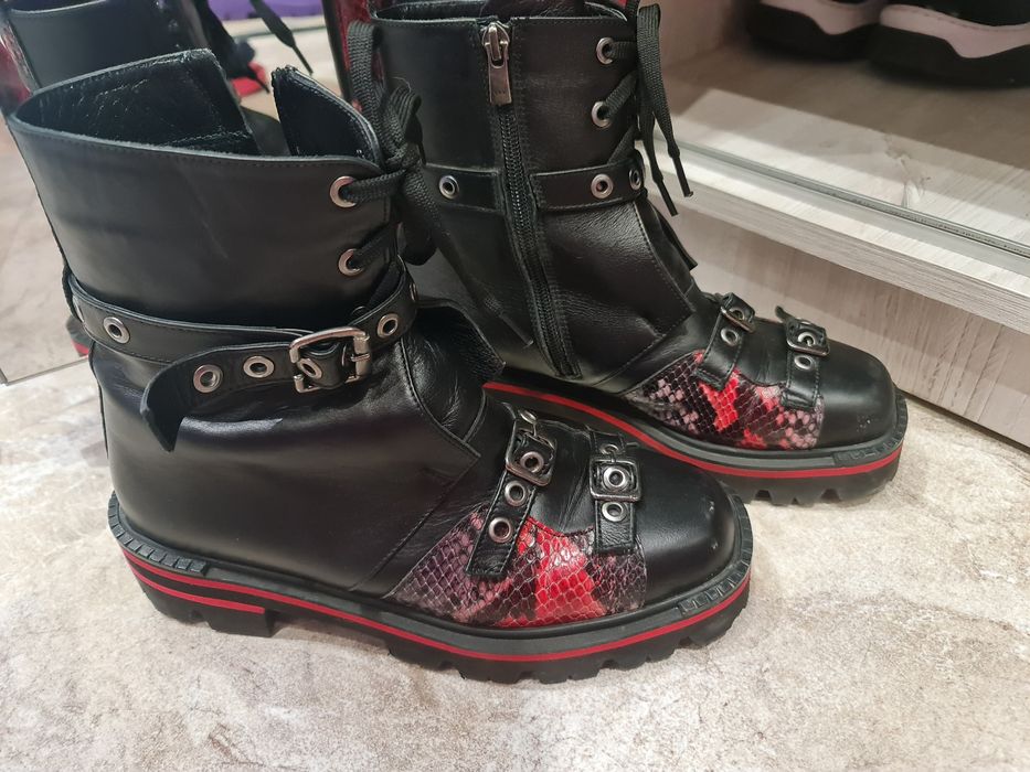 Дамски боти естествена кожа