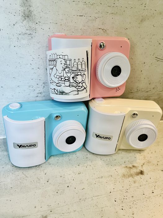 ПРОМО! Нов Детски фотоапарат с принтер за моментален печат(принтер)