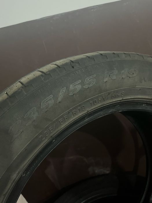 Автошины комплект лето б/у 235/55