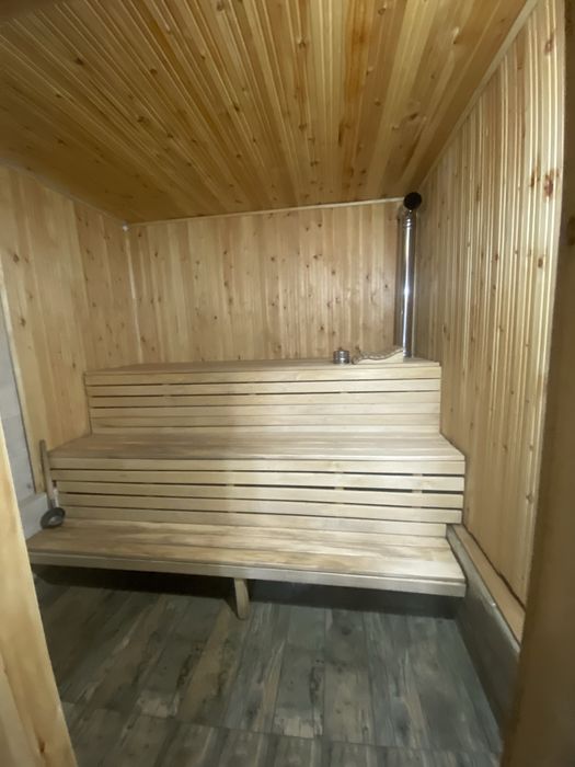 Семейная баня на дровах