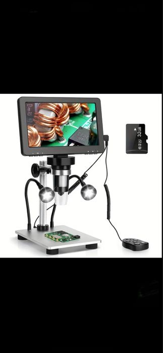 Microscop Digital Profesional, 7 inch, 16MP conecate PC, NOU